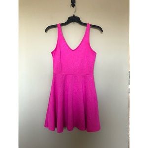 Forever 21 Dress - size medium - hot pink - skater mini dress